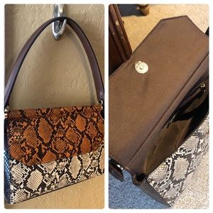 Animal print purse